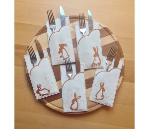 Stickdatei - Bunnies in the garden 1